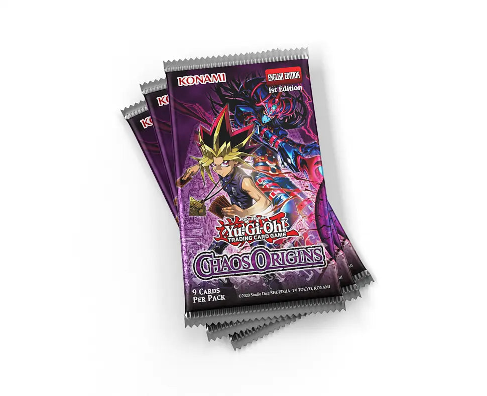 Yu-Gi-Oh Chaos Origins Core Booster Display of 24 Packs of 9 cards Each, English Edition