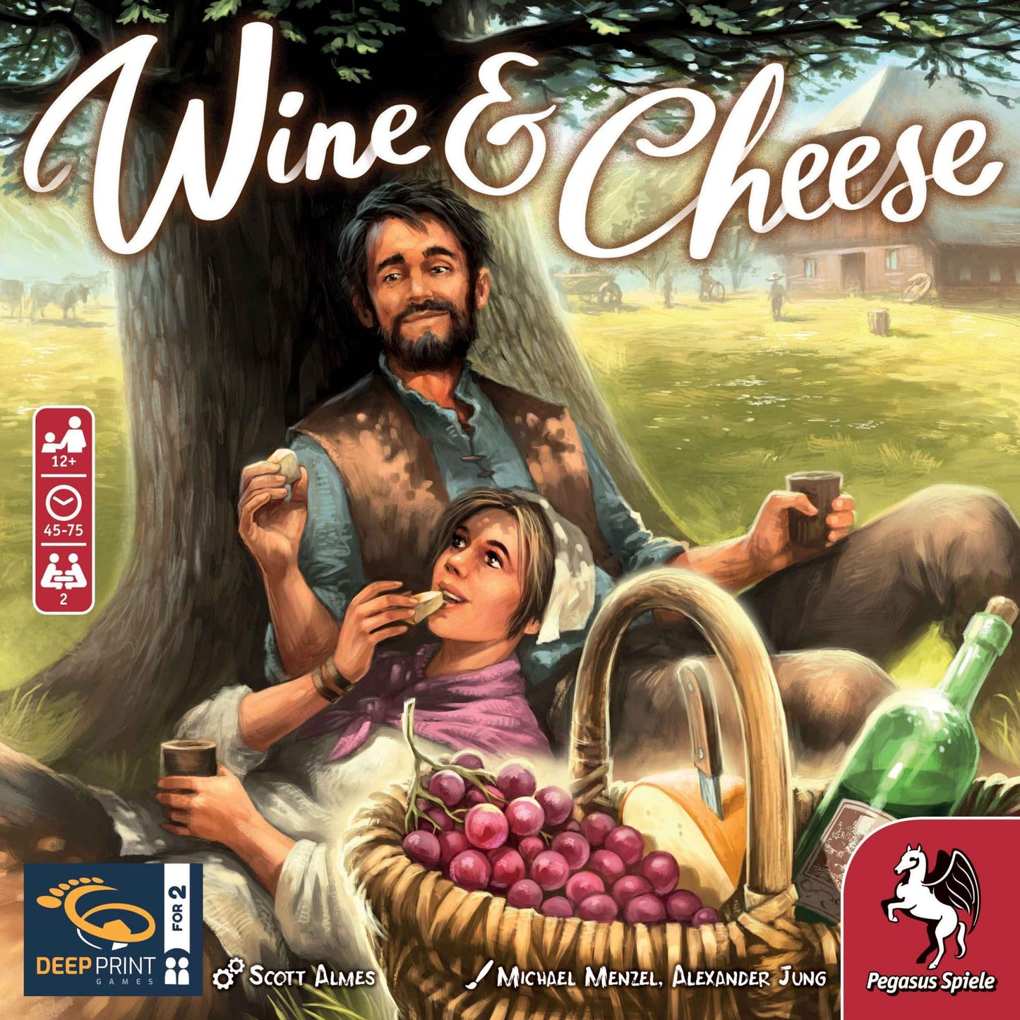 Wine & Cheese Board Game, English Edition