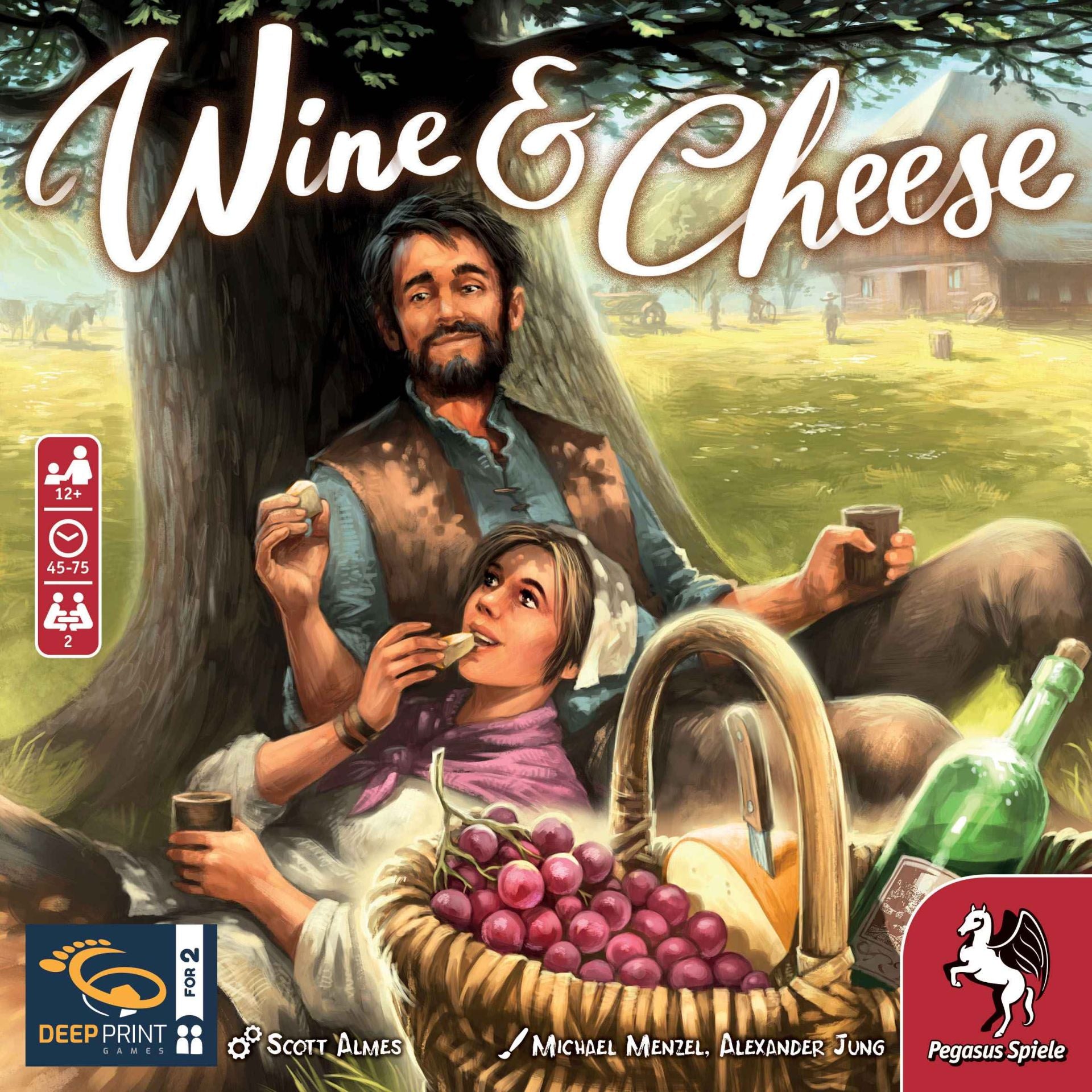 Wine & Cheese Board Game, English Edition