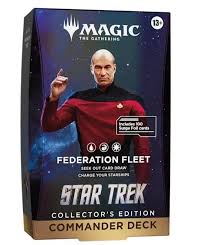 Magic The Gathering Star Trek Collector's Commander Deck - Federation Fleet, English Edition