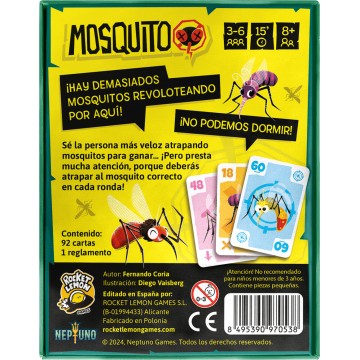 Mosquito Juego de Mesa, Edicíon en Español 