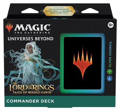 Magic The Gathering Lord of the Rings Commander Deck - Elven Council, English Edition