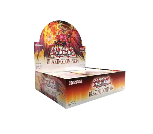 Yu-Gi-Oh Blazing Dominions Booster Display, 24 Packs of 7 cards, English Edition