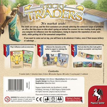 Tricky Traders Board Game, English Edition