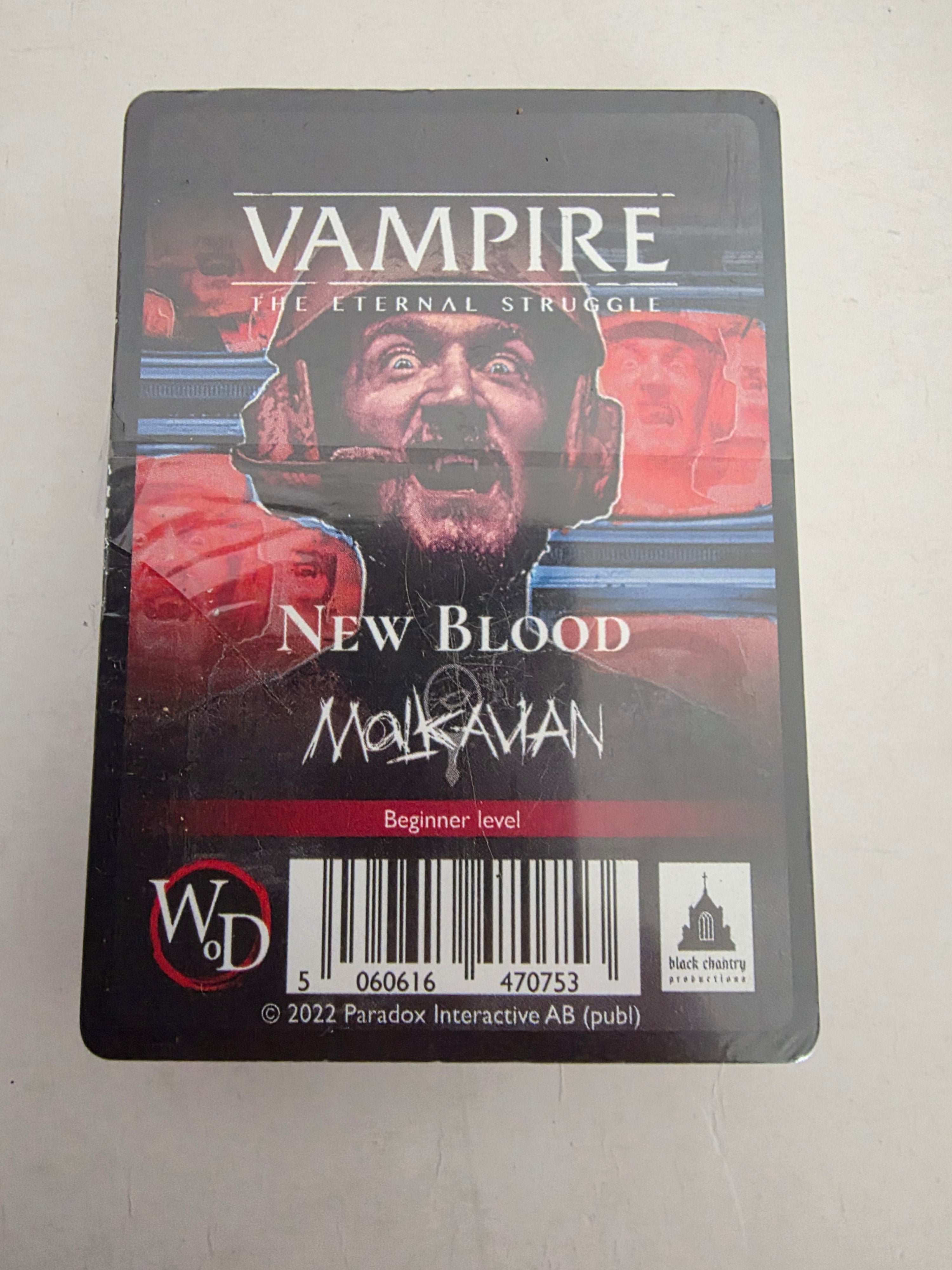 Vampire: The Eternal Struggle Fifth Edition New Blood Malkavian, English