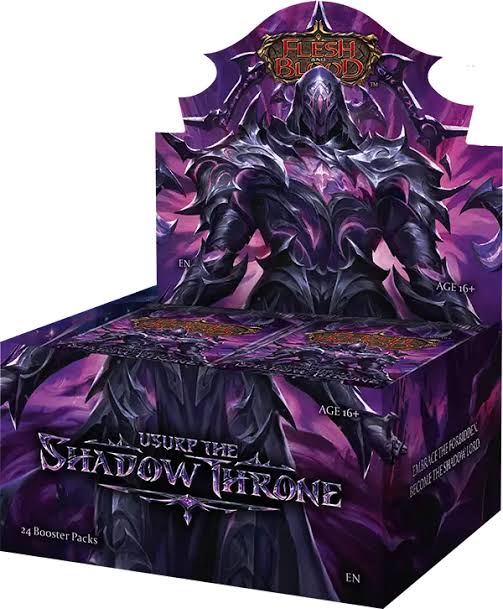 Flesh and Blood Usurp the Shadow Throne: Booster Display, 24 Packs of 16 Cards, English
