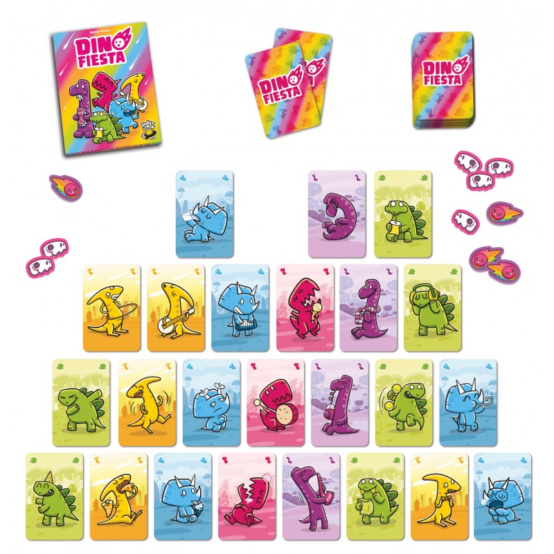 Dino Festa Juego de Mesa, Reiner Knizia, Edicíon en Español 