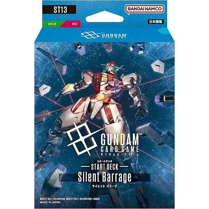 Gundam TCG Starter Deck ST13 Silent Barrage, English Edition