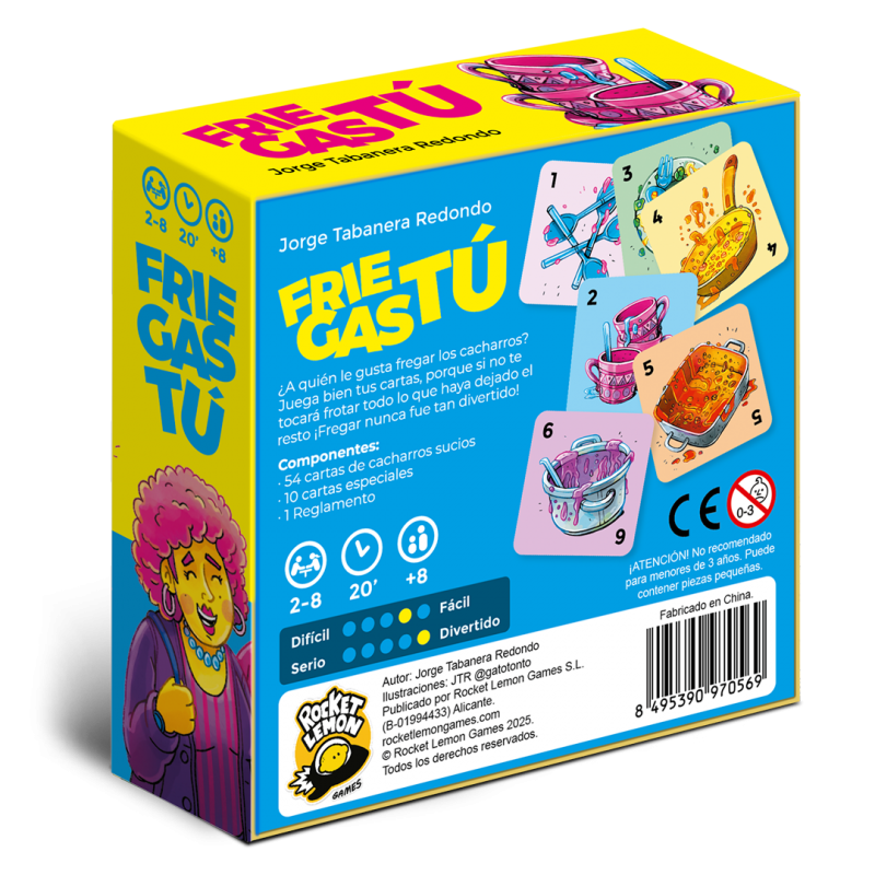 Friegas Tu Juego de Mesa, Edicíon en Español 