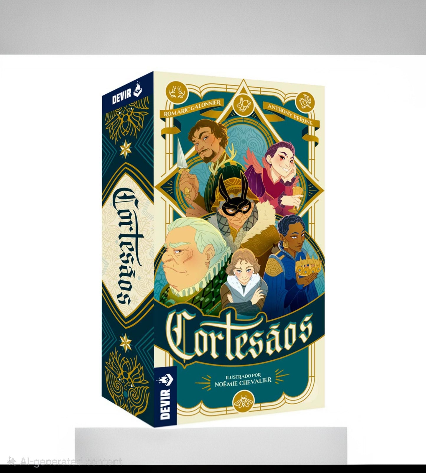 Cortesãos Jogo de Mesa, Português, Devir