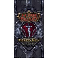 Flesh and Blood Mastery Pack Assassin: Display Case of 12 Booster Packs, 13 Cards per Pack, English Edition