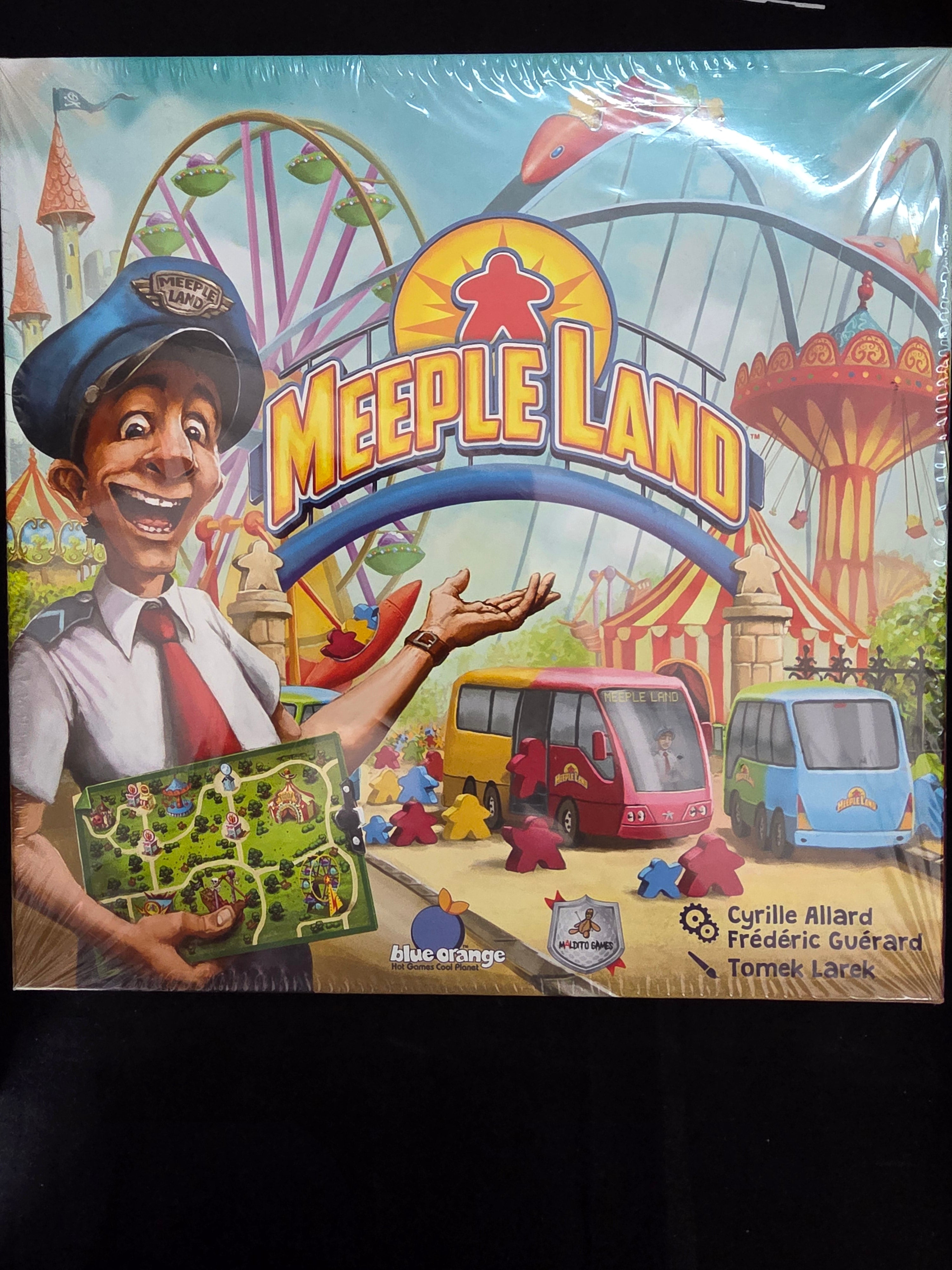 Meeple Land Jogo de Tabuleiro, Usado, Edição em Português e Espanhol