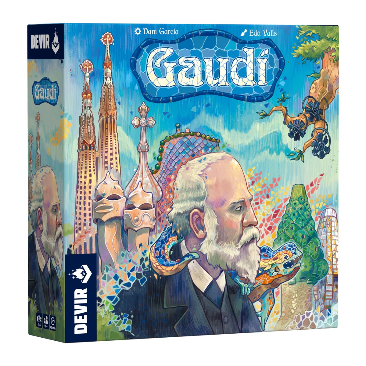 Gaudi Board Game, English, Portuguese and Spanish Edition