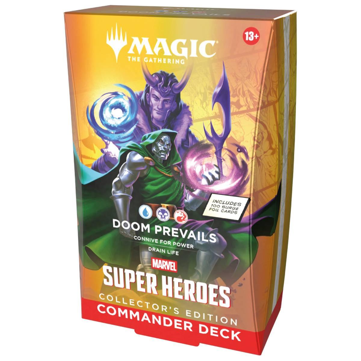 Magic The Gathering Marvel Super Heroes Collector's Commander Deck - Doom Prevails, English Edition