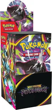 Pokemon Mega Evolution Pitch Black Booster Display, 18 Packs of 10 Cards, English Edition