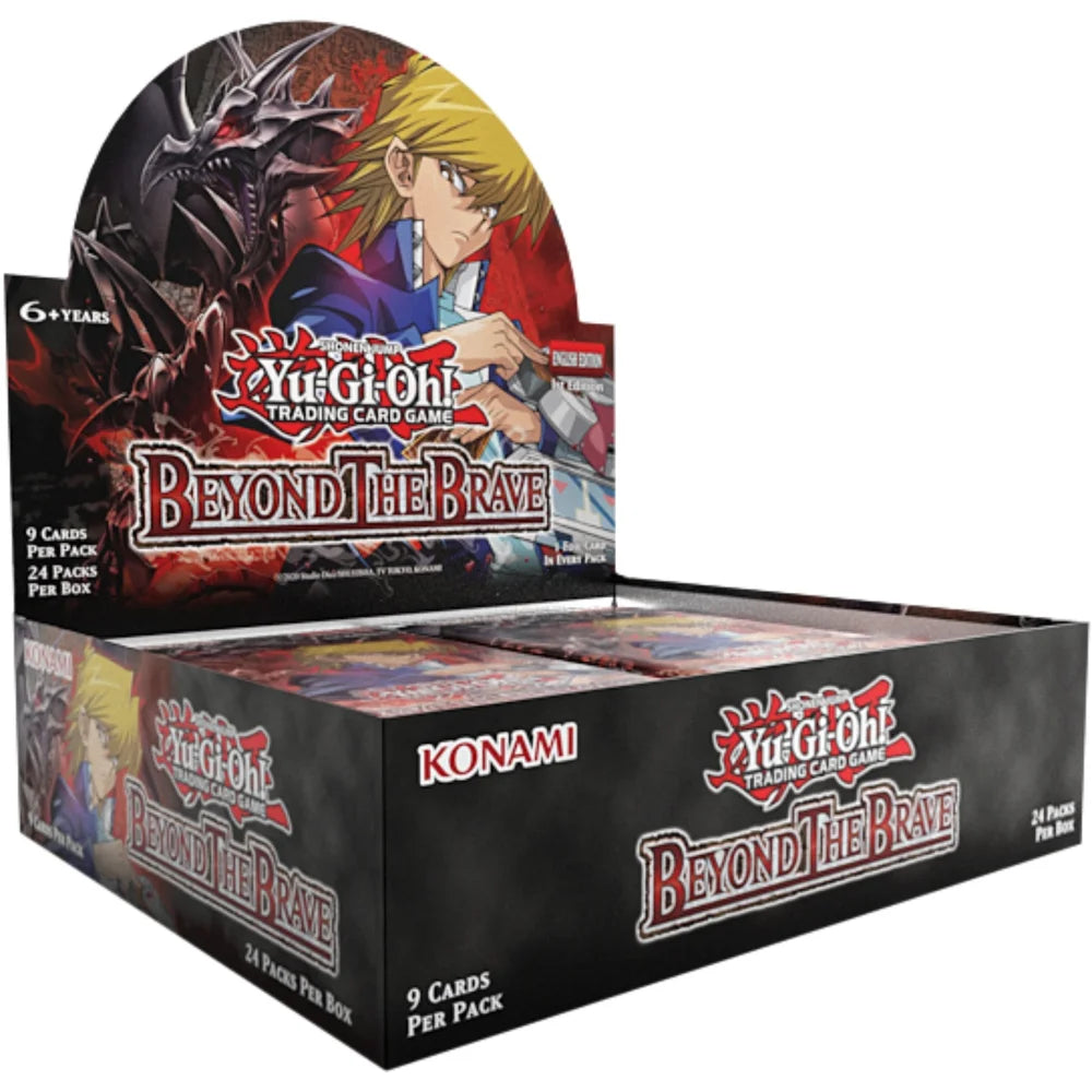 Yu-Gi-Oh Beyond the Brave Booster Display, 24 Packs of 9 Cards, English Edition