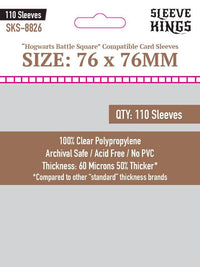 Sleeve Kings 60 Micron Card Sleeves, Pack of 110