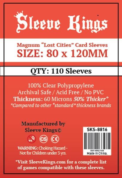 Sleeve Kings 60 Micron Card Sleeves, Pack of 110