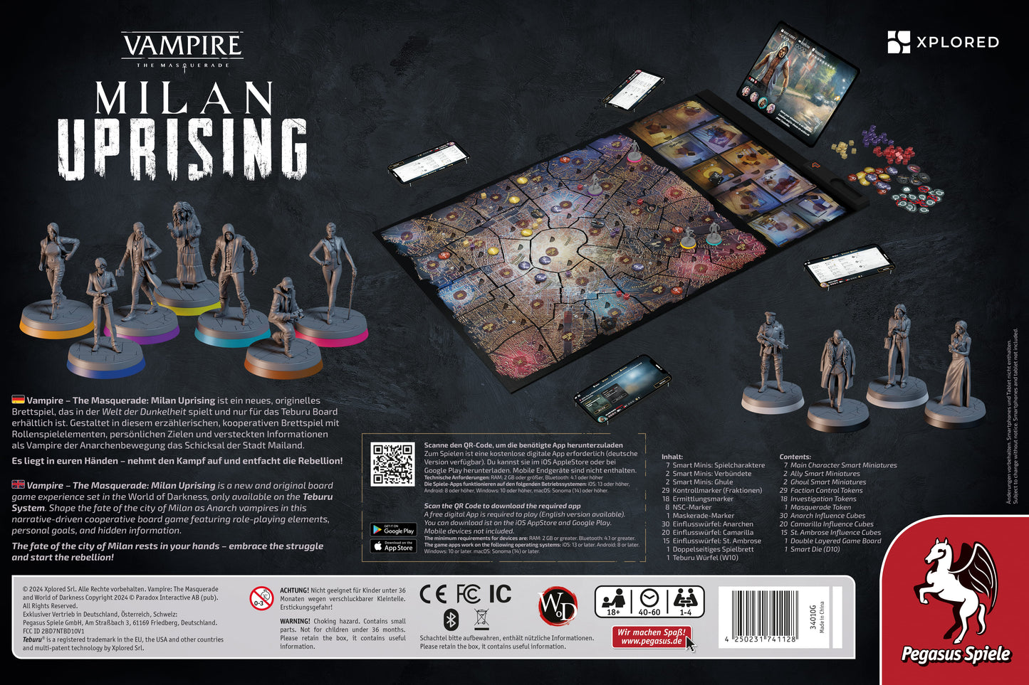 Sistema de juego Teburu: Vampire – The Masquerade, Milan Uprising (EN)
